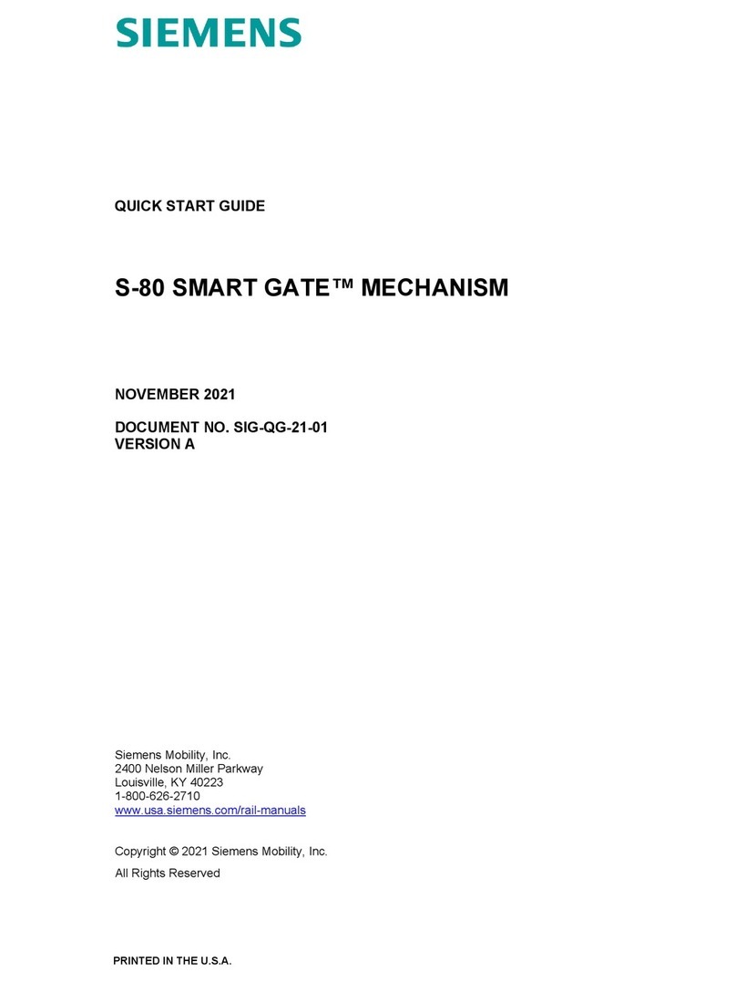 Siemens SMART GATE S-80 User manual