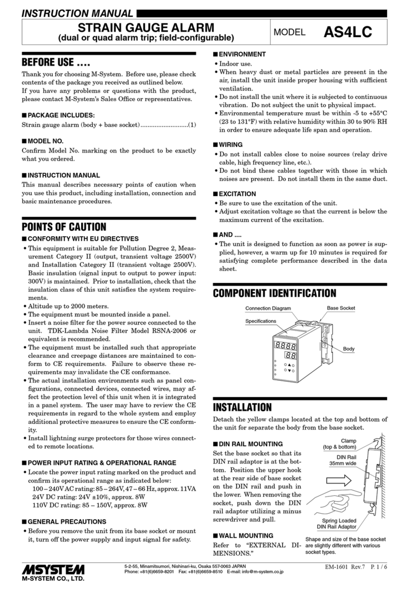 M-system AS4LC User manual