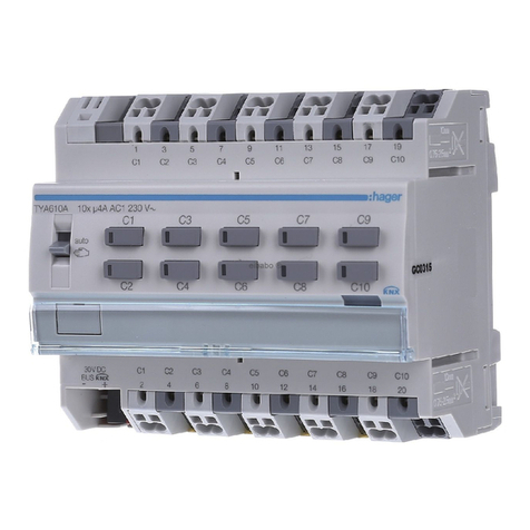 hager TYA610A User manual
