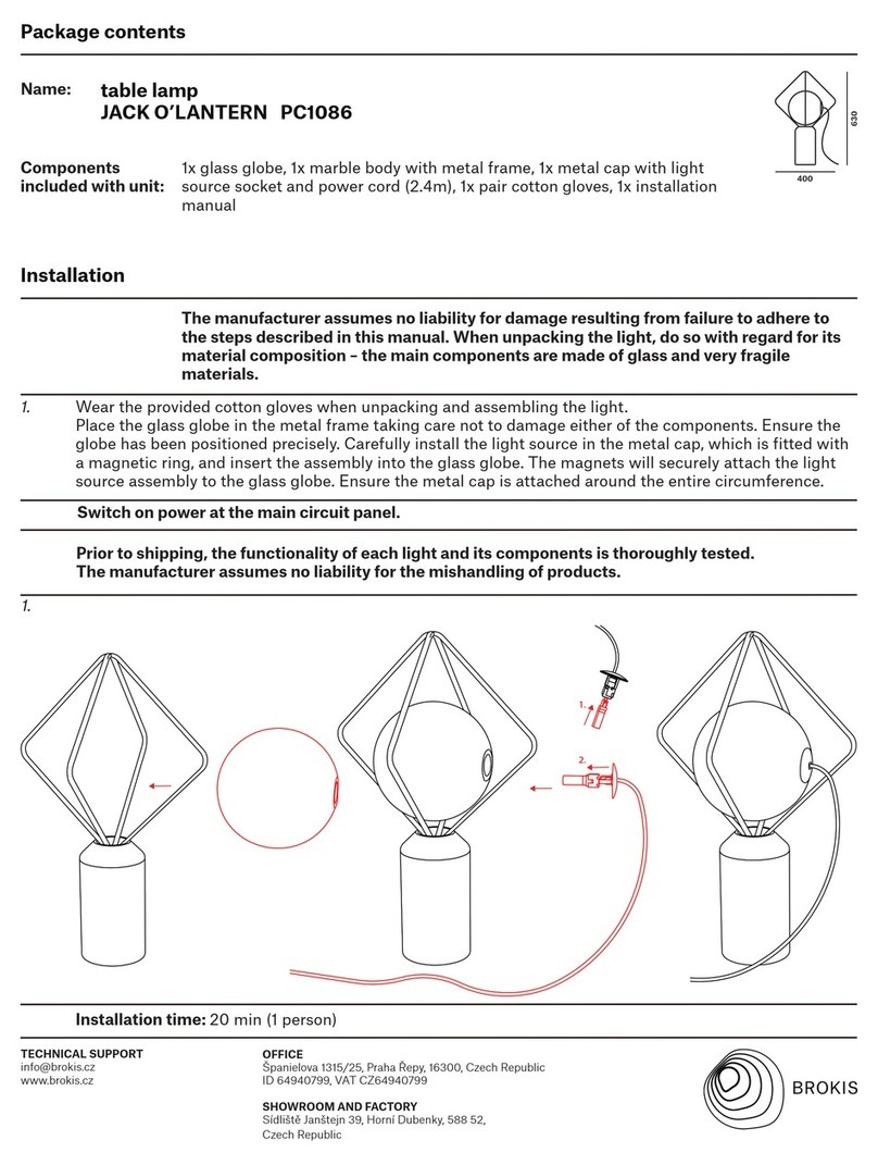 BROKIS JACK O'LANTERN instructions