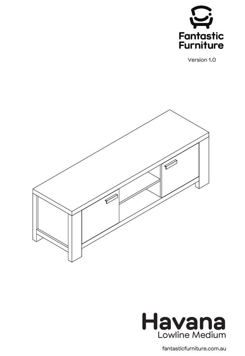 fantastic furniture Havana Lowline Medium manual