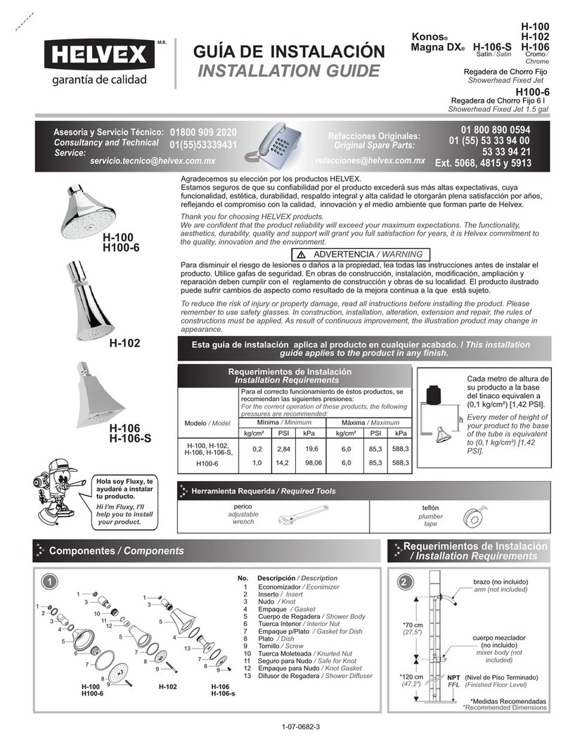 Helvex H-106-S User manual