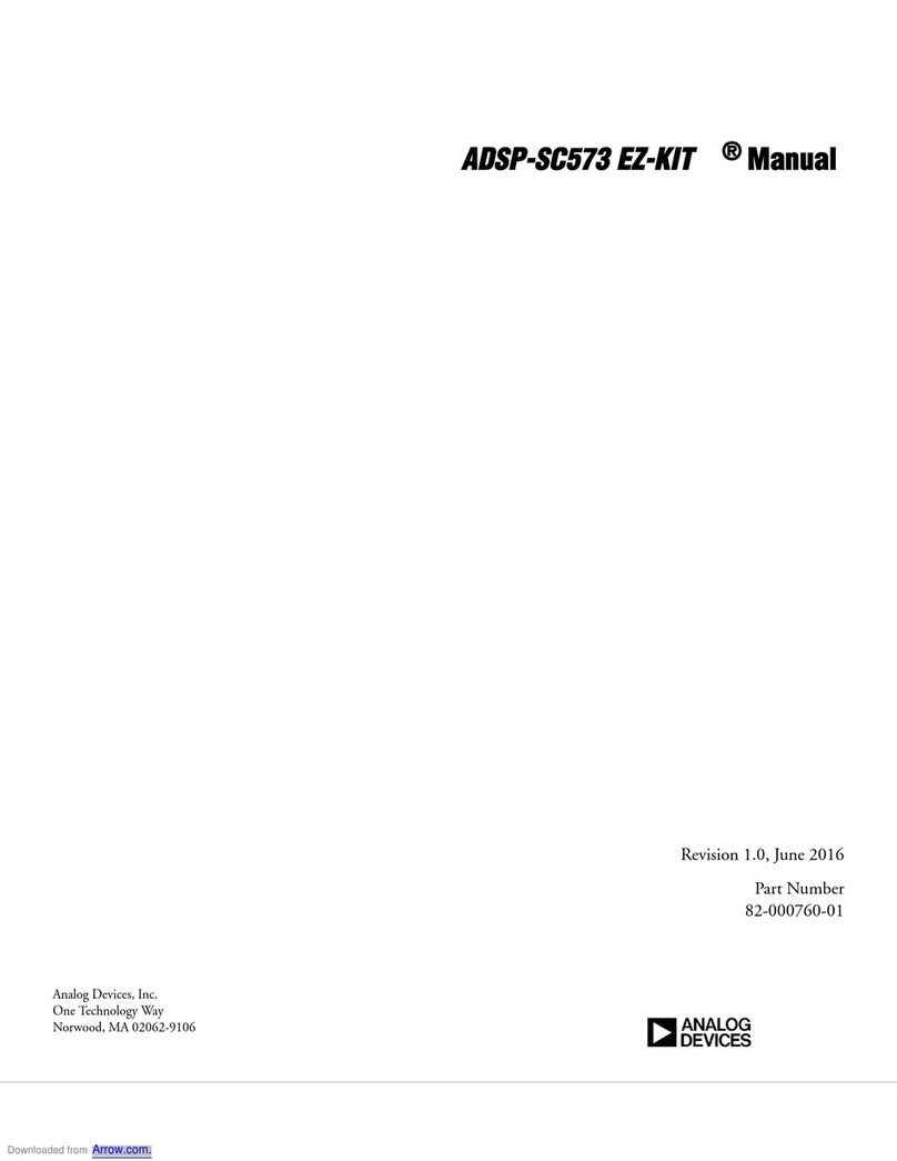 Analog Devices ADSP-SC573 EZ-KIT User manual