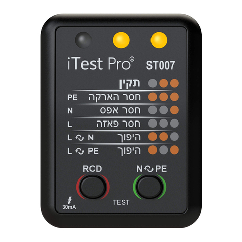 iTest Pro ST007 manual