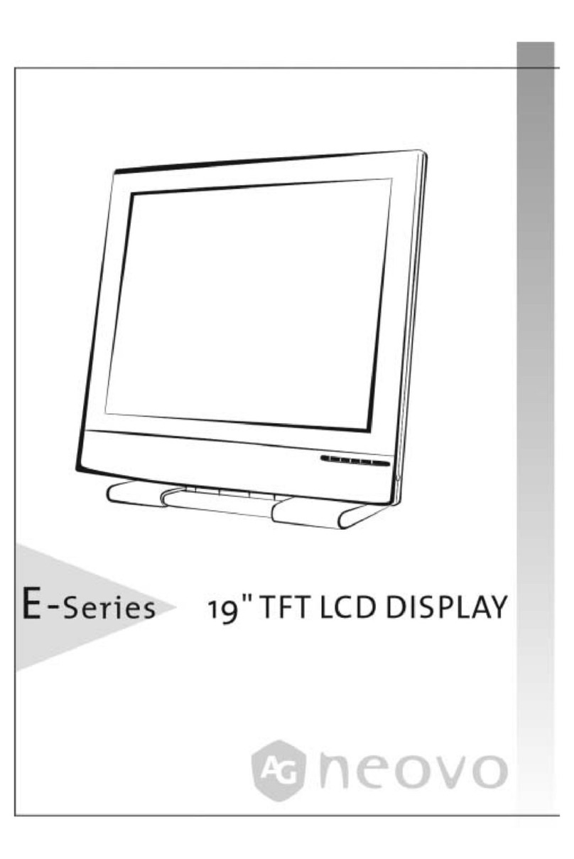 AG Neovo E-Series User manual