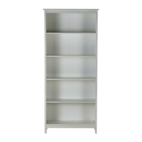 fantastic furniture Hamilton Bookcase 5 Shelf manual