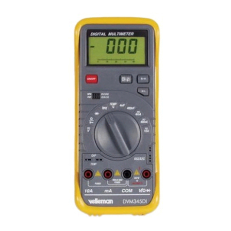 Velleman DVM345DI user manual