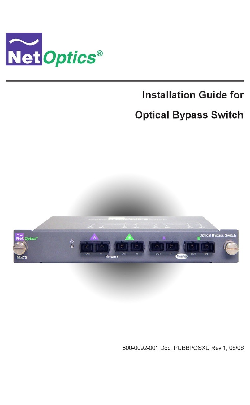 Net Optics BPO-SX installation guide