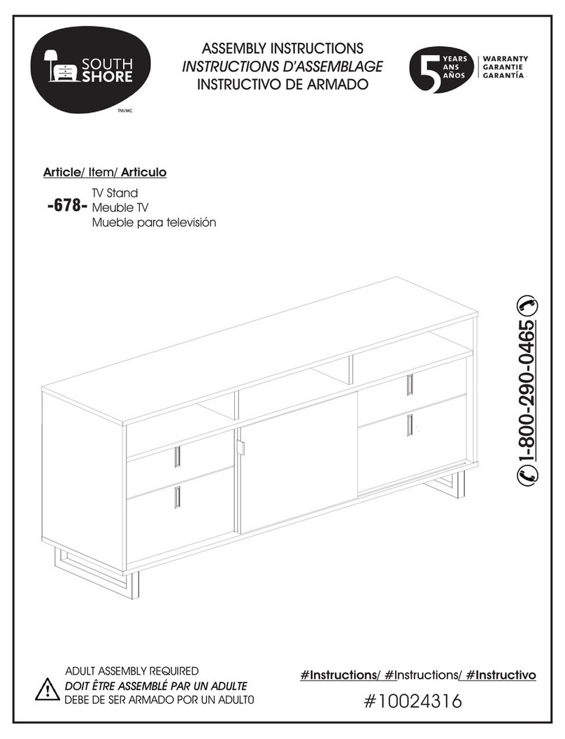 SouthShore 678 Assembly instructions