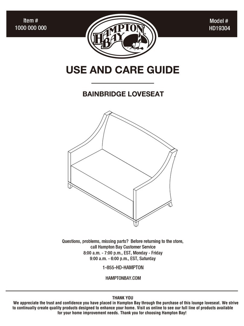 HAMPTON BAY HD19304 Use and care guide HAMPTON BAY HD19304 Use and care guide