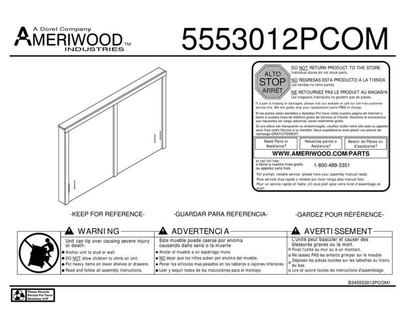 Dorel Ameriwood 5553012PCOM User manual
