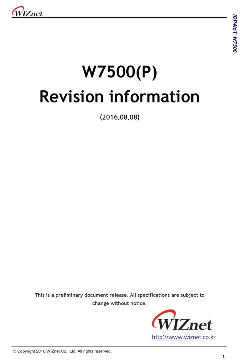 Wiznet W7500 Information