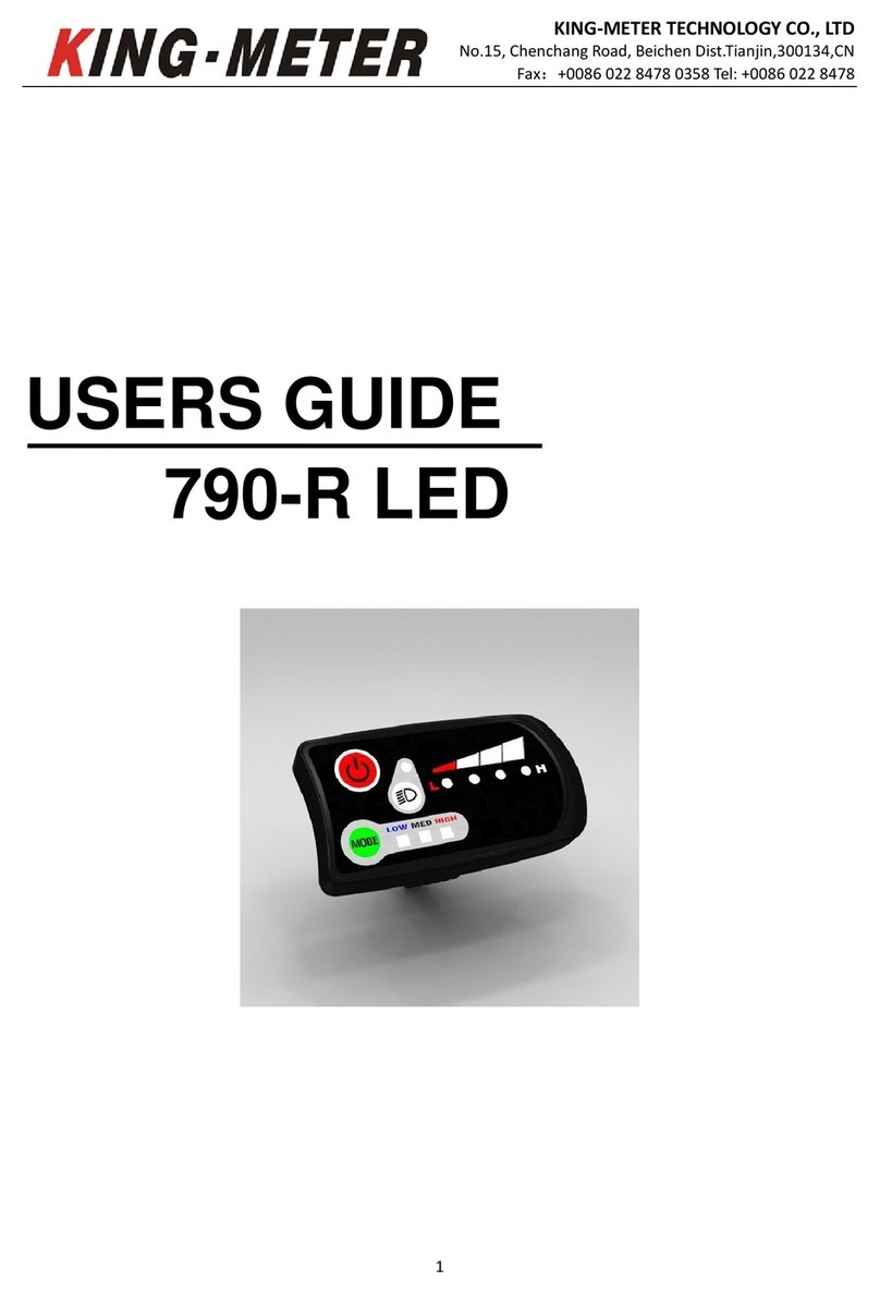 King-Meter 790-R LED User manual