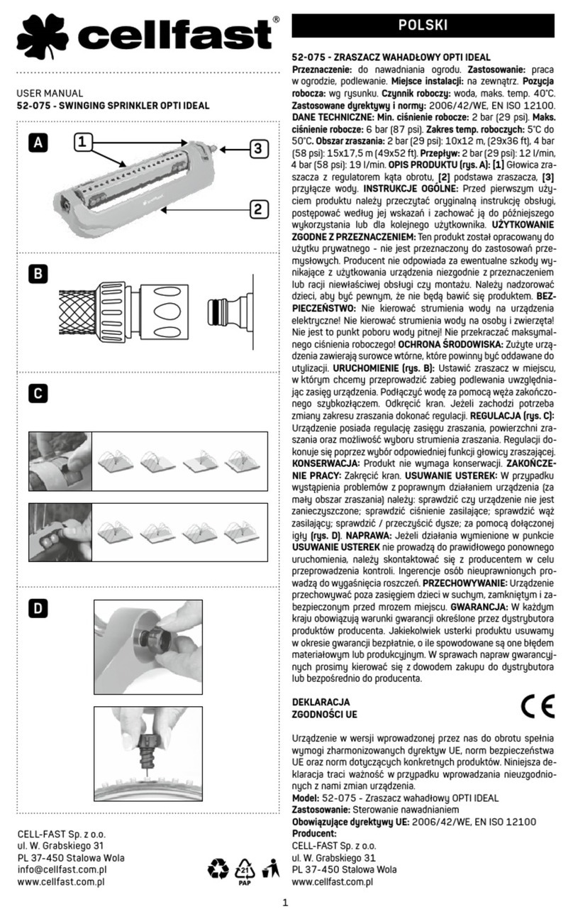 Cellfast 52-075 user manual