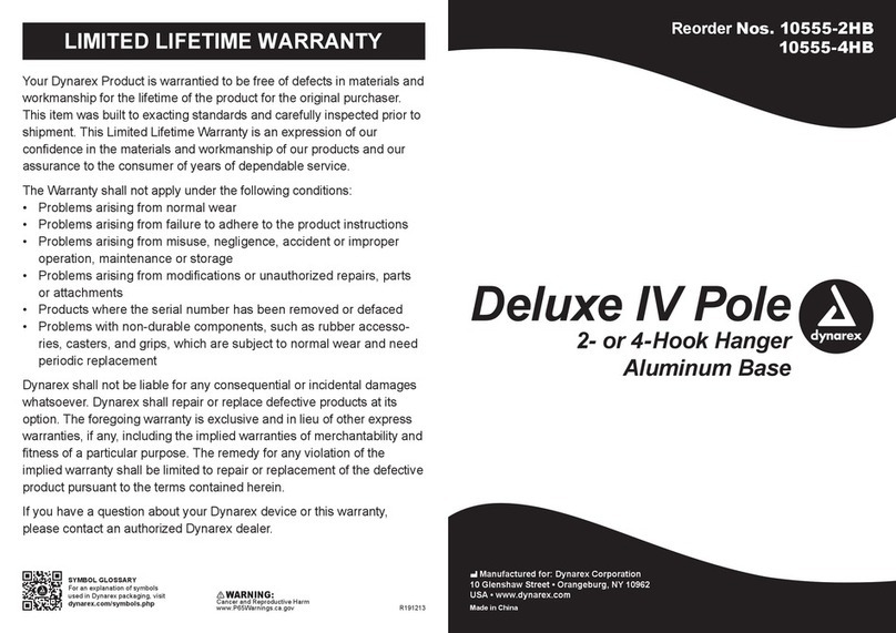 dynarex 10555-2HB Assembly instructions
