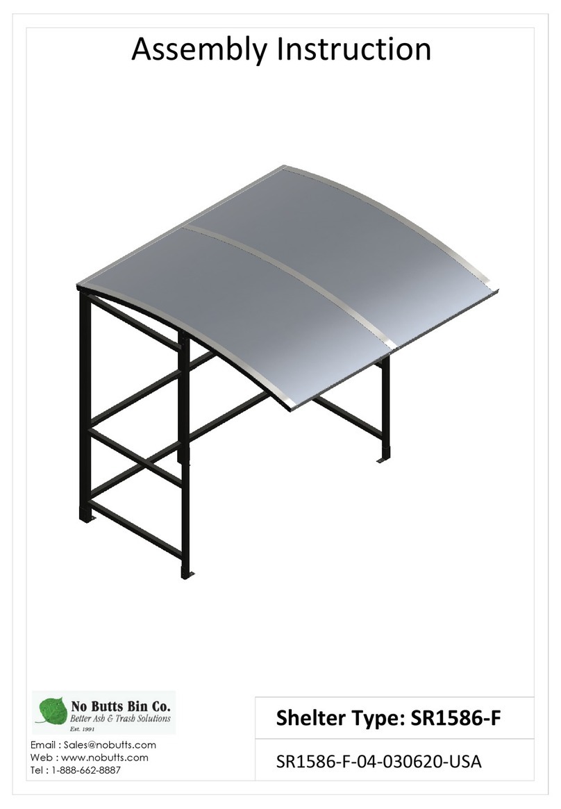 No Butts Bin SR1586-F Assembly instructions