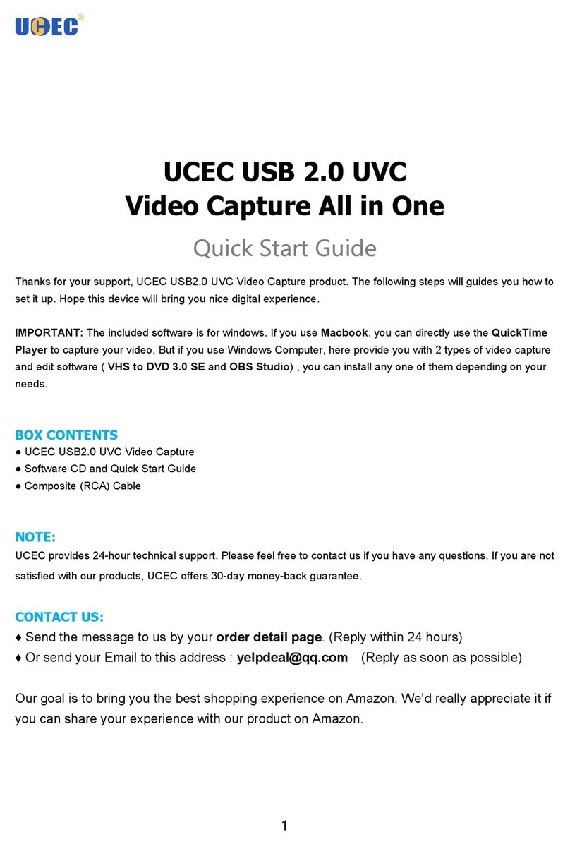 UCEC USB 2.0 UVC quick start guide