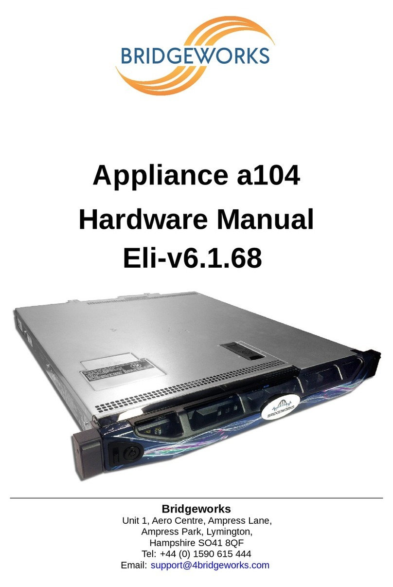 Bridgeworks a104 Hardware manual