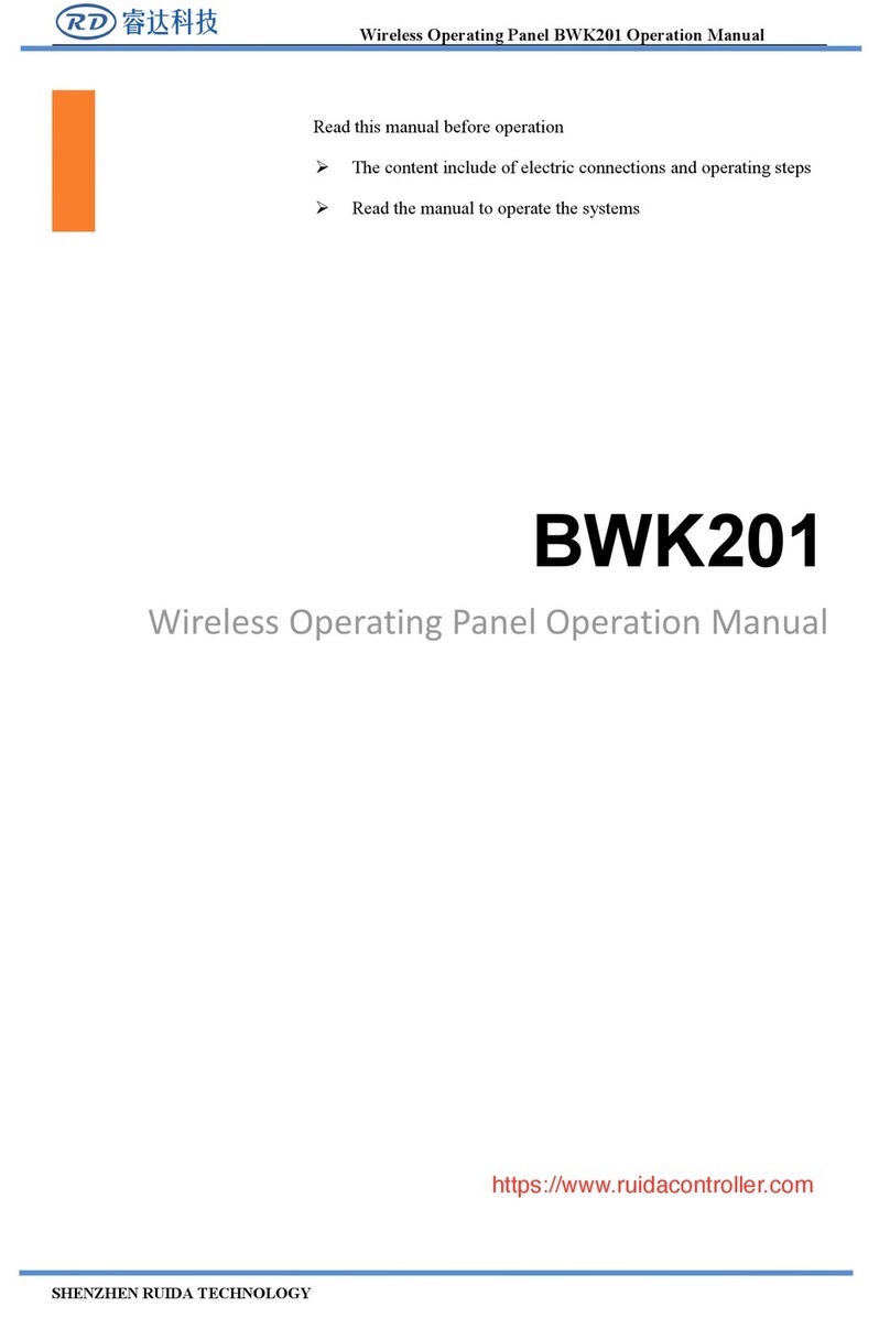 RD BWK201 User manual