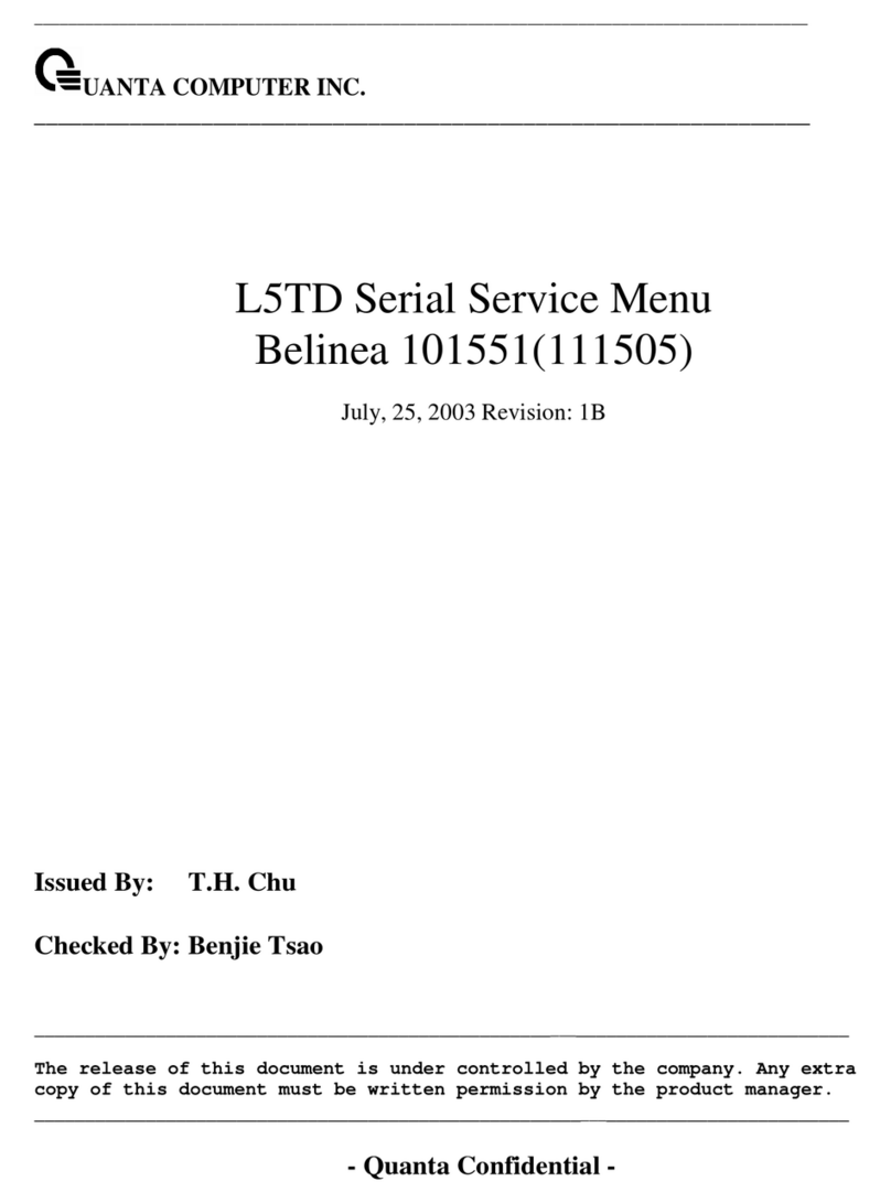 Quanta Computer L5TD Serial manual