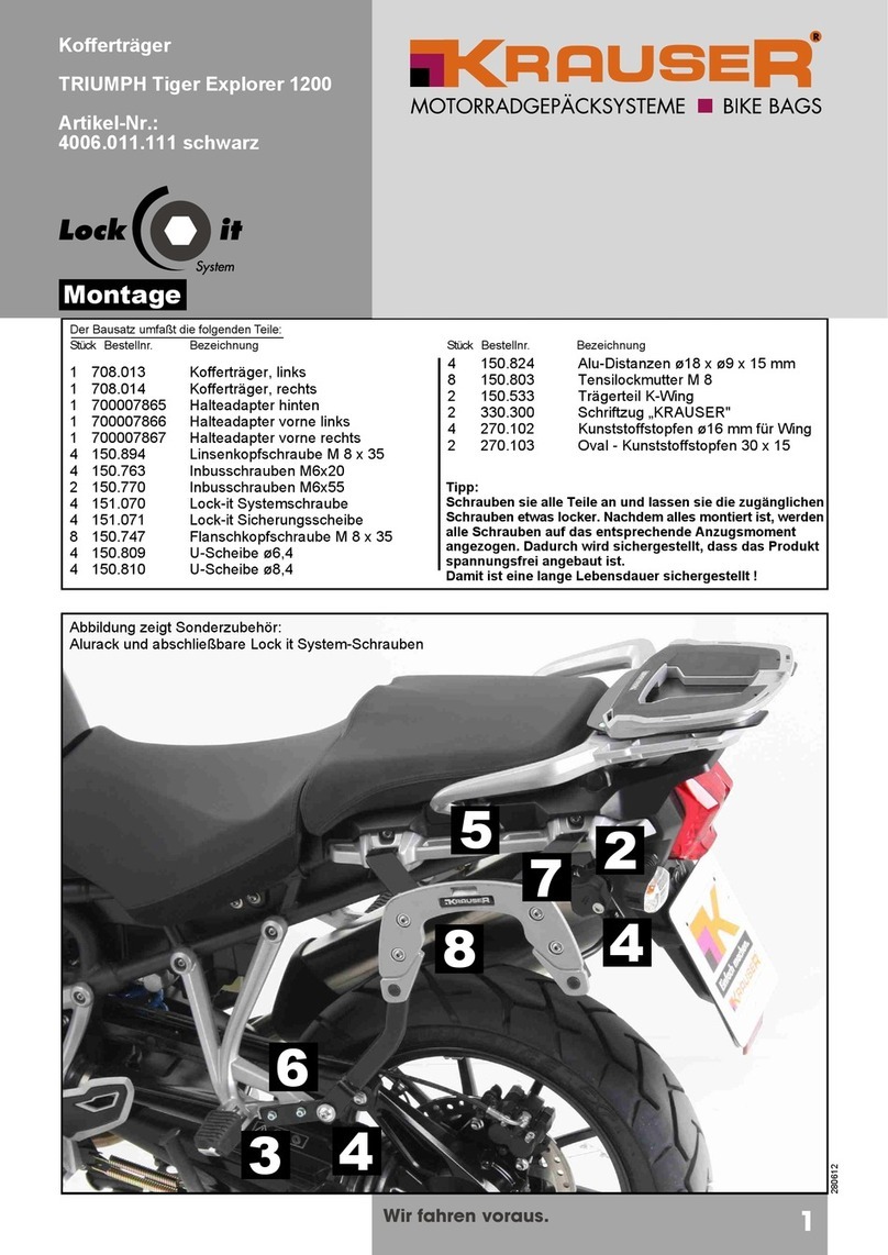 Krauser 4006.011.111 Assembling instructions