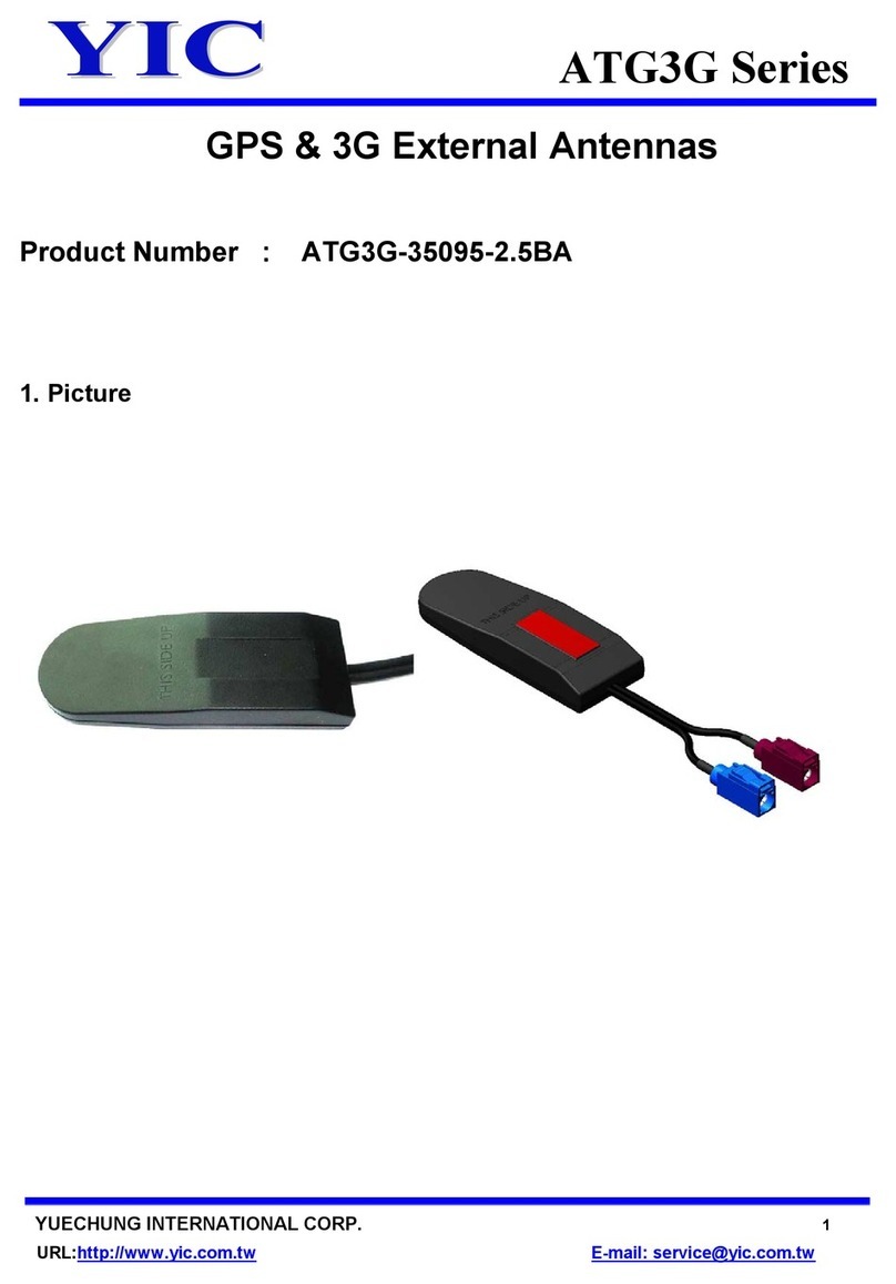 YIC Technologies ATG3G Series quick start guide