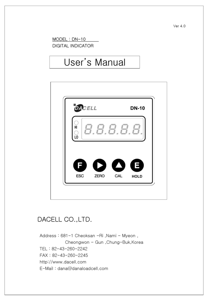 dacell DN-10 User manual