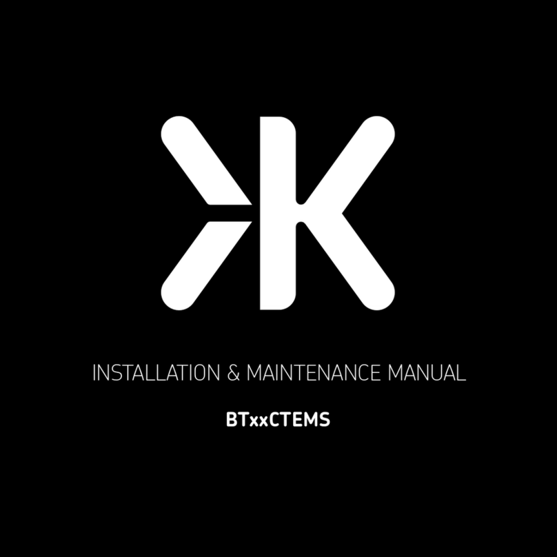 ML BT CTEMS Series Installation & maintenance manual