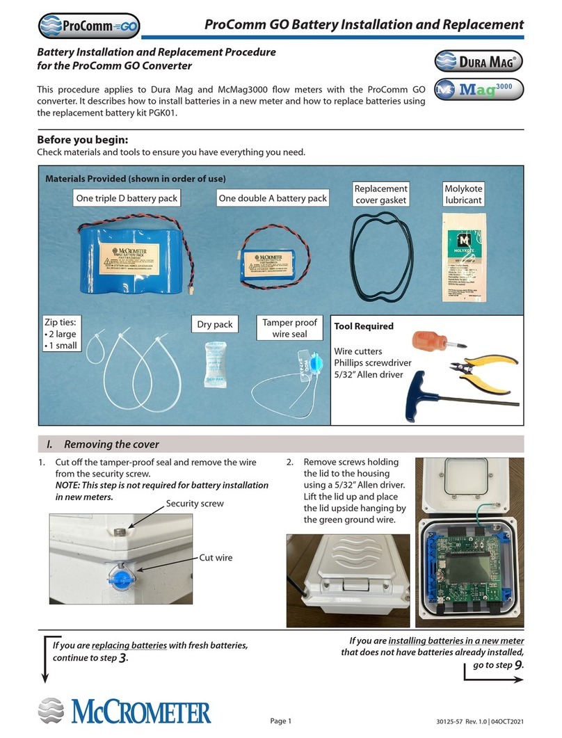 McCrometer ProComm GO instructions