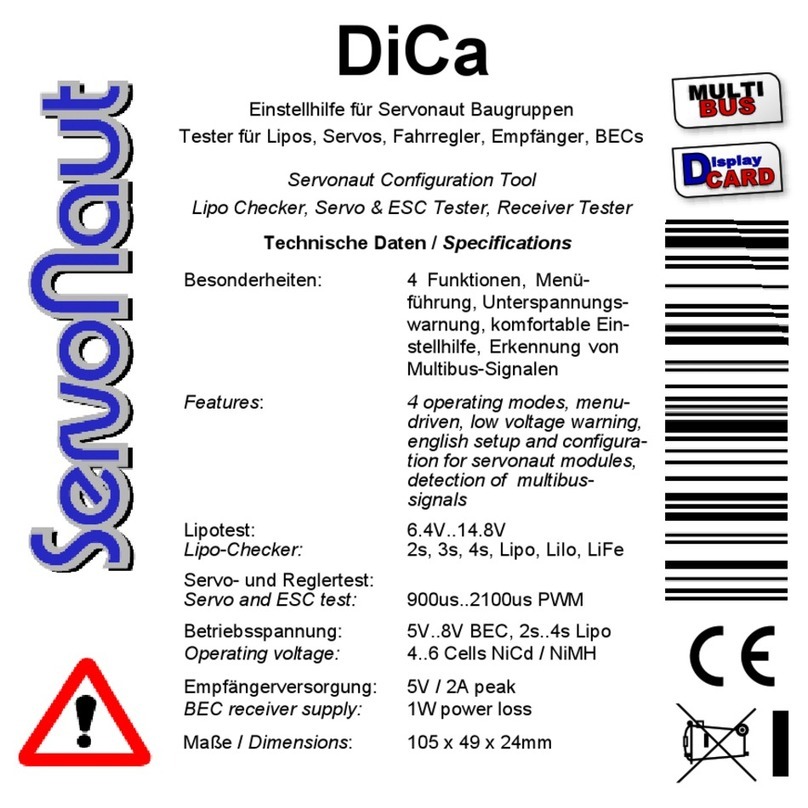 Servonaut DiCa manual