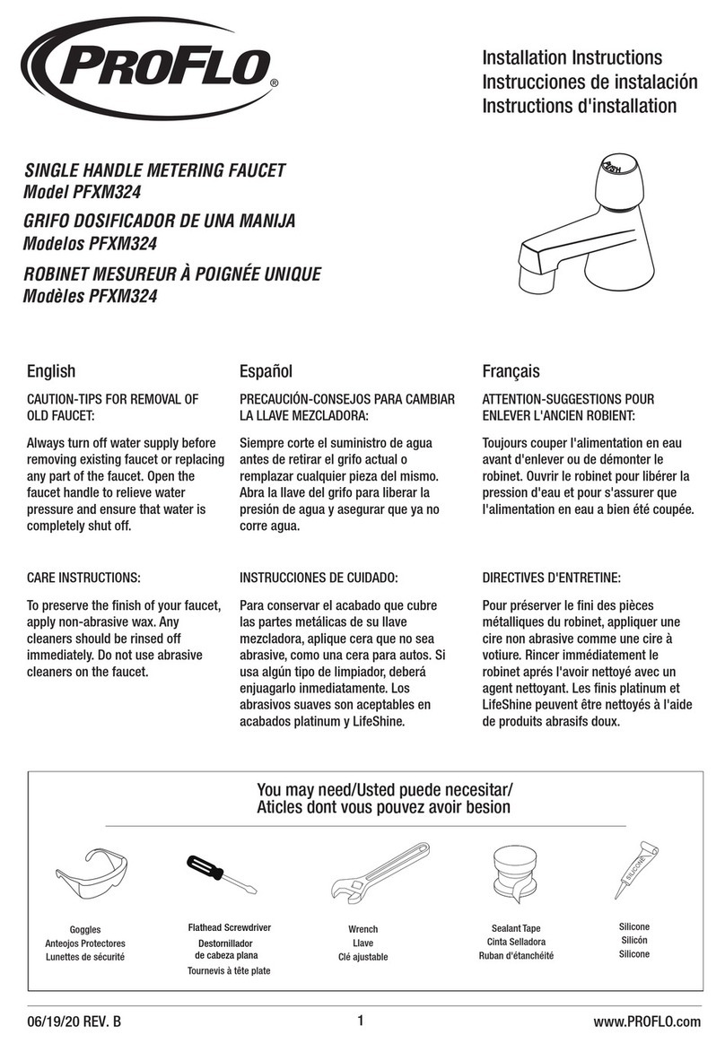 ProFlo PFXM324 User manual