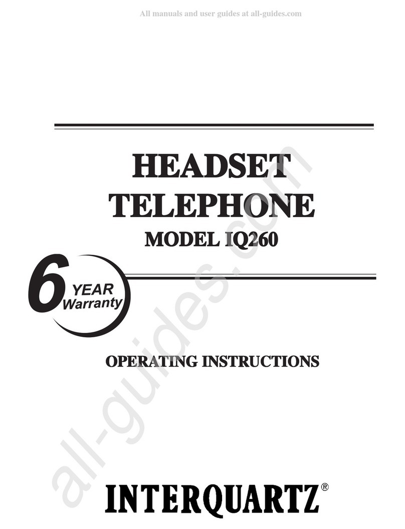 Interquartz IQ260 User manual