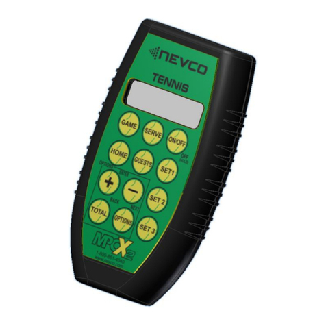 Nevco Scoreboard MPCX2 Operator instructions