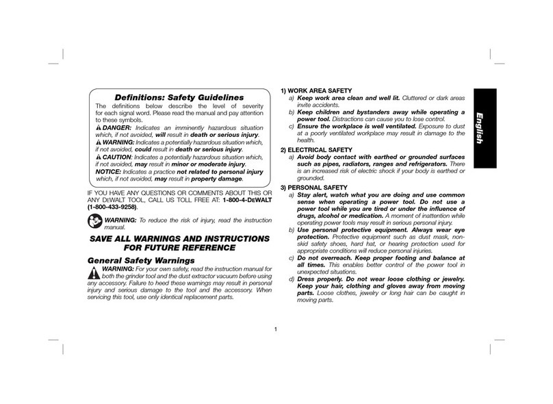 DeWalt DWE46100 User manual