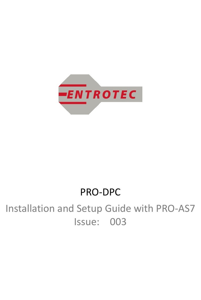 Entrotec PRO-DPC Installation and setup guide