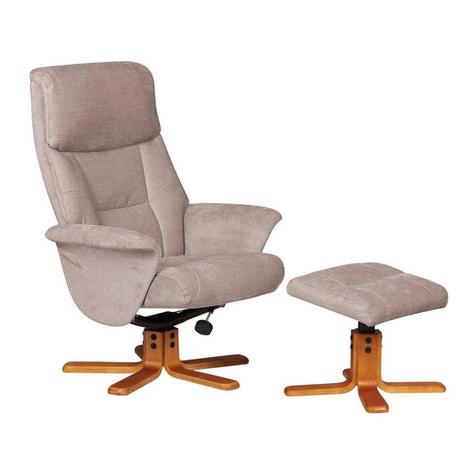 Teknik Montreal Swivel Recliner User manual Teknik Montreal Swivel Recliner User manual