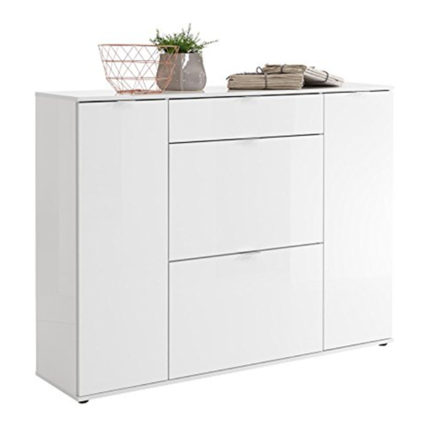 FURNITUREBOX COMBI 3 486-003 Assembly instruction