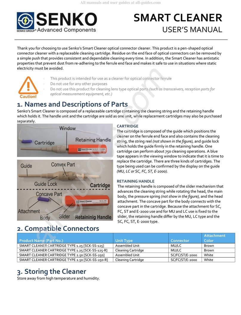 SENKO Smart Cleaner SCK-SS-125 user manual