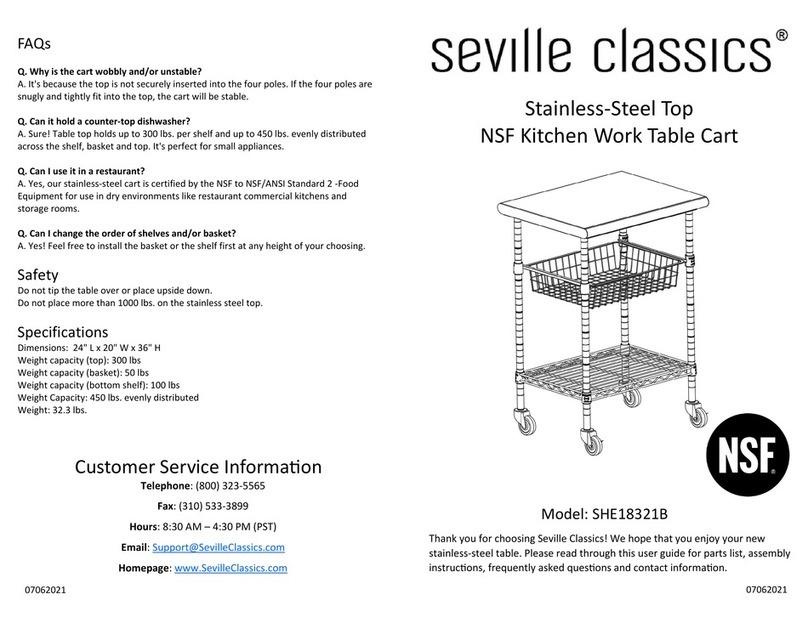 Seville Classics NSF Faqs
