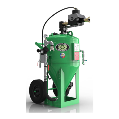 DUSTLESS BLASTING DB800 MOBILE User manual