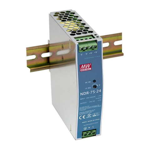 Meanwell NDR-75-12 User manual
