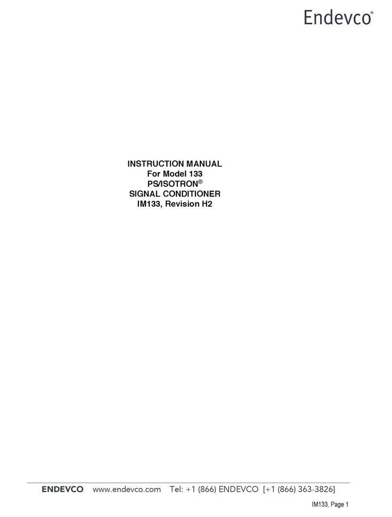 ENDEVCO 133 instruction manual
