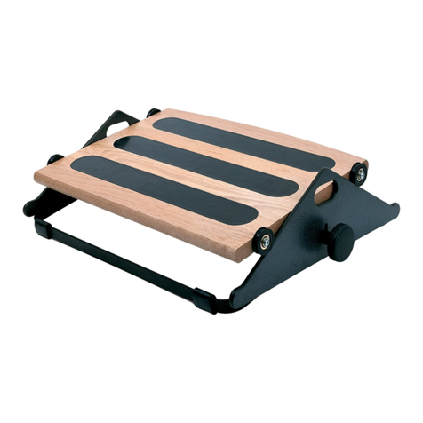 Humanscale Foot Rest 300 Assembly instructions