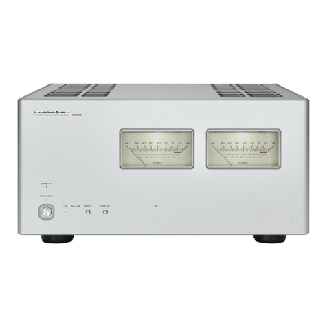 Luxman M-900u User manual