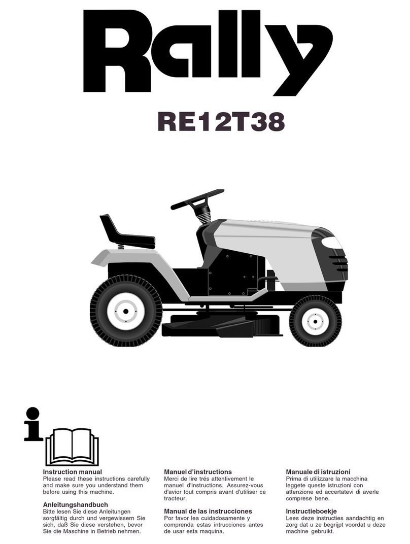 Rally RE12T38 instruction manual