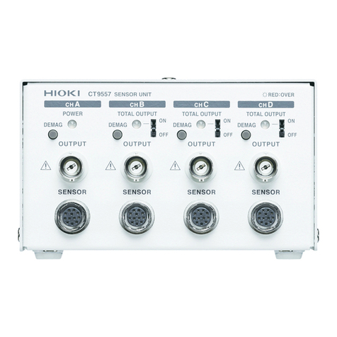 Hioki CT9555 instruction manual