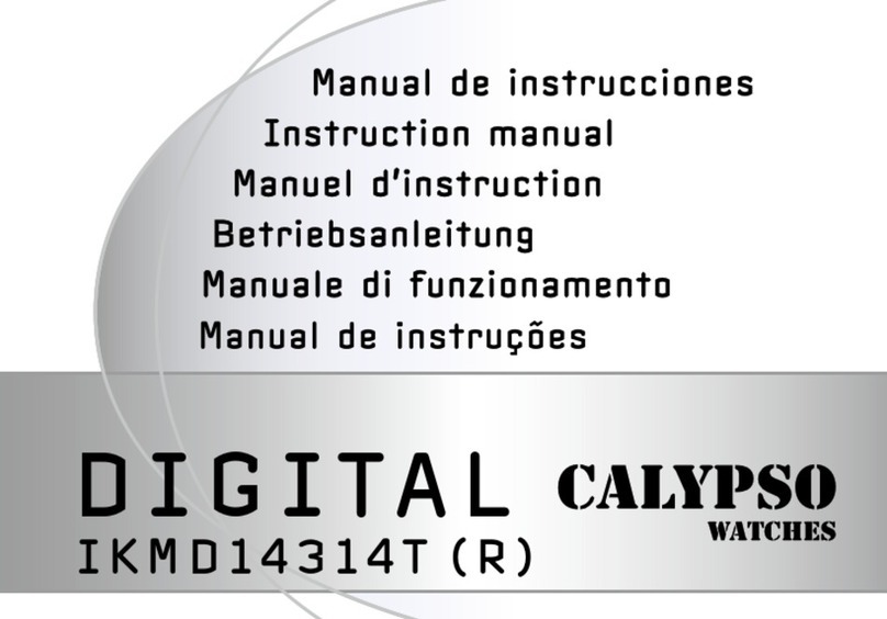Calypso Watches DIGITAL IKMD14314T instruction manual