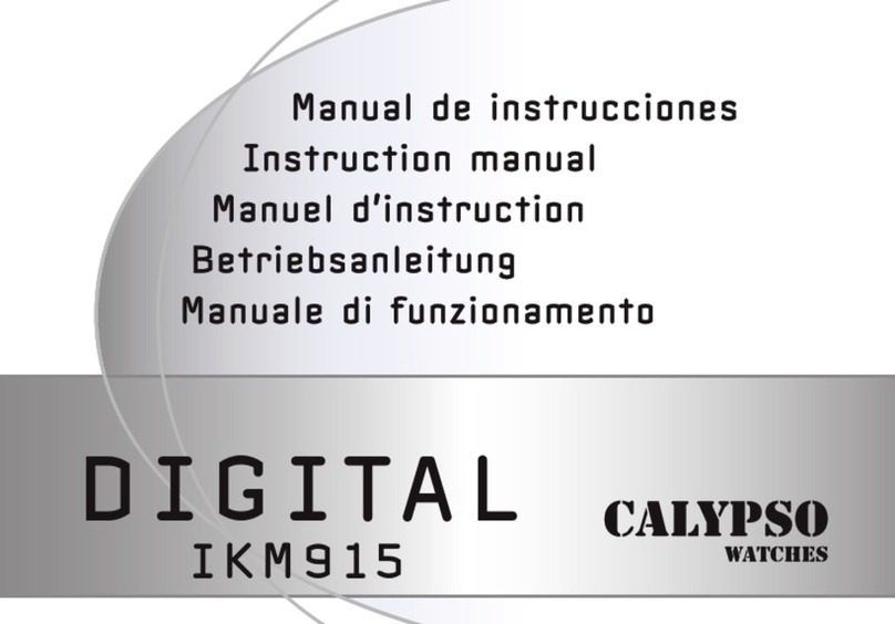 Calypso Watches DIGITAL IKM915 instruction manual