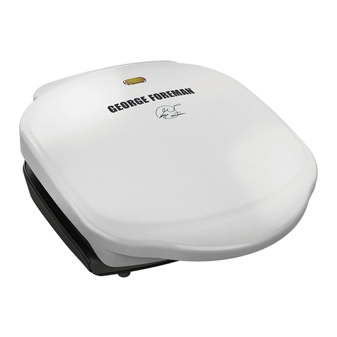George Foreman GR10B Champ User manual
