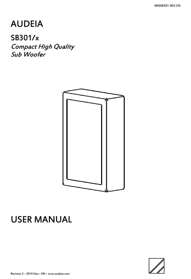 AUDEIA SB301 Series User manual